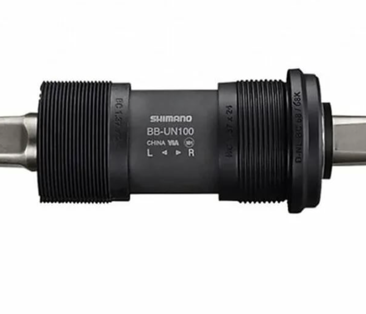 Каретка на горном велосипеде. Каретка: Shimano BB-un100.